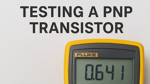 How to Test a PNP Transistor Using a Multimeter (Step-by-Step Guide). @ElectroATM-k4z 