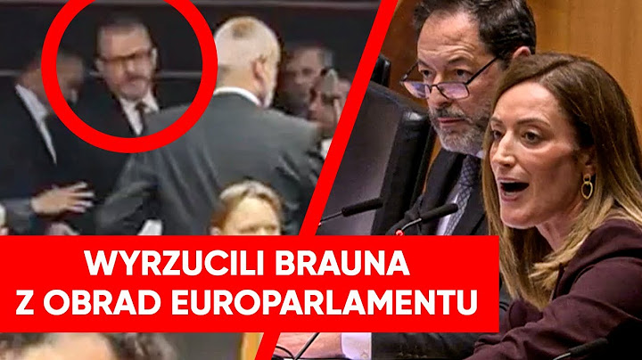 Braun wrzucony z obrad Europarlamentu za zakłócanie porządku