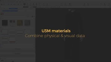 U3M Support - All the material information is packaged in one single file