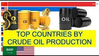 CRUDE OIL production by countries | Top Countries in crude oil production | export | import