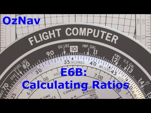 AusNav #5 - E6B Flight Computer - How to Calculate Ratios