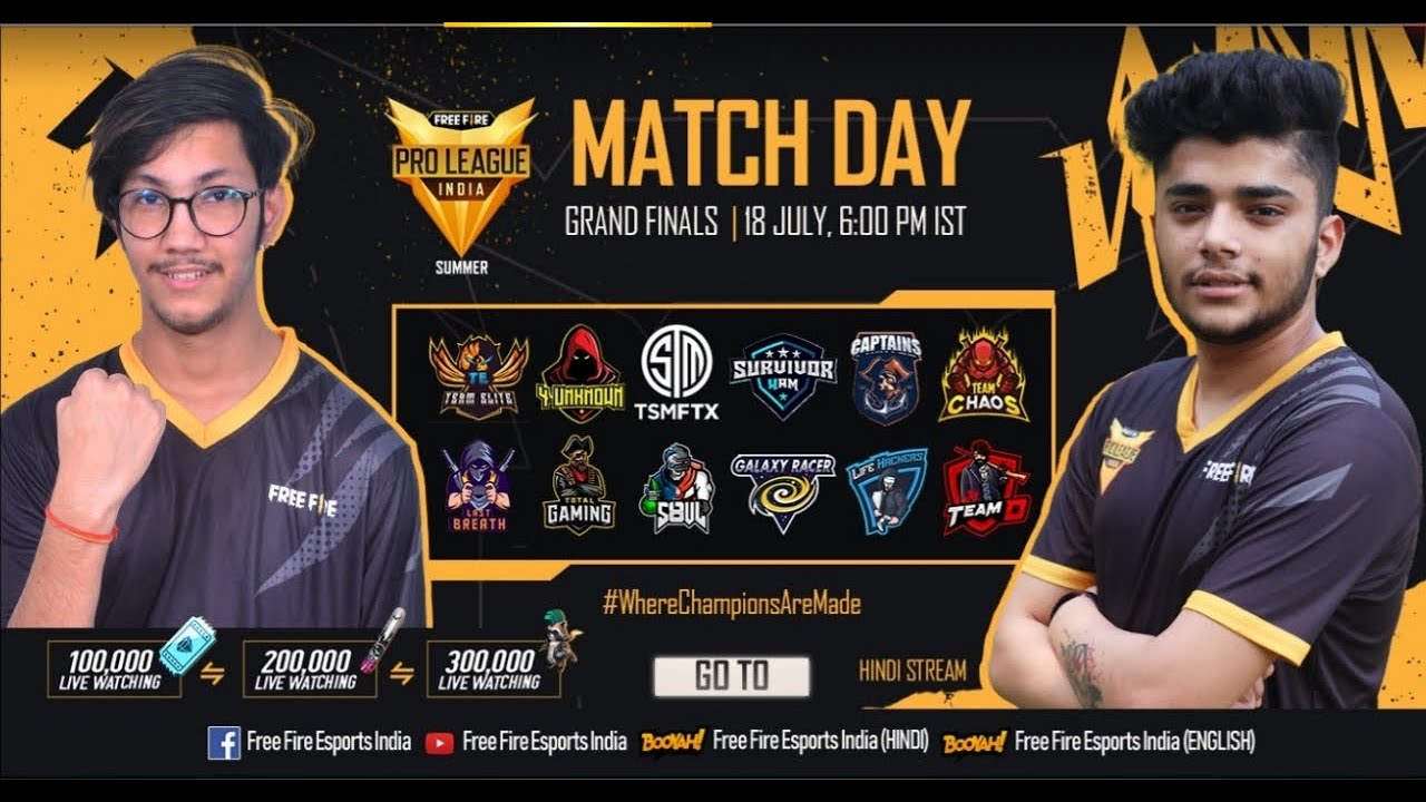 [HINDI] Free Fire Pro League 2021 Summer | Grand Finals 