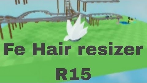 Roblox Fe Script Showcase | Fe Hair resizer R15 | Fluxus and Hydrogen