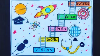 The Future As I Dream It Drawinga Day In My Dream Life Paintingthe Future As I Dream It Poster