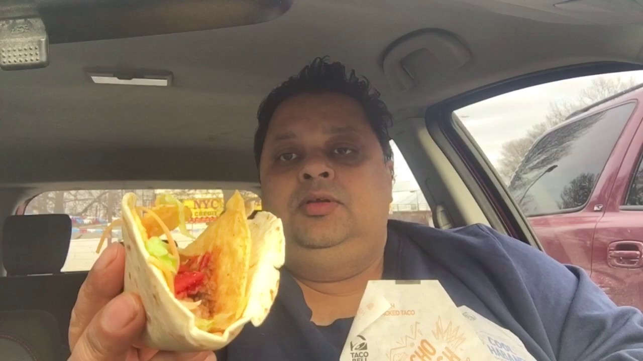 Crazy Guy Eating Taco
