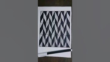 How to draw zentangle pattern #viral #shorts #zentangle #trending #youtubeshorts