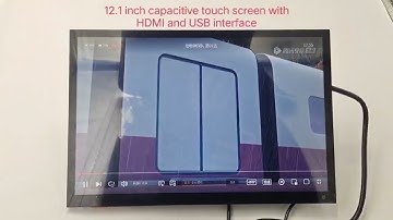 12.1 inch capacitive touch screen with HDMI and USB interface #touchscreen