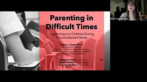 Parenting in Difficult Times | Dr. Nancy Heath Web...