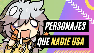 ¿Quién es el personaje menos utilizado en Genshin?