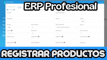 Cómo Agregar Productos en Sistema de Facturación correctamente - ERP SISFAC Profesional