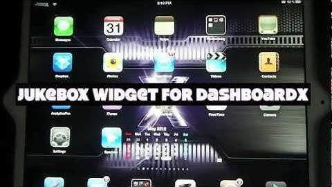 JukeBox Widget for DashboardX on iPad/iPhone/iPod