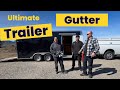 Gutter trailer setup