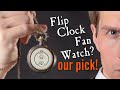 Wristwatch for the fan of flip clocks