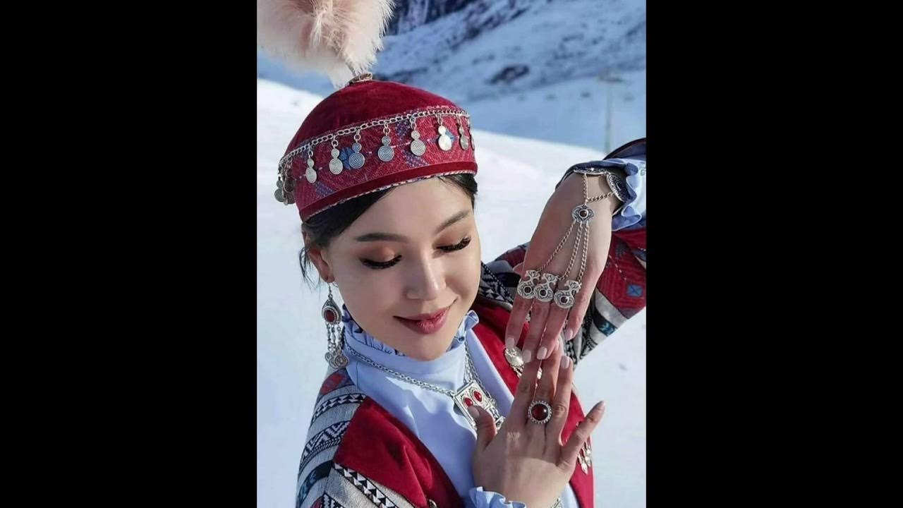Казахский женский национальный костюм🇰🇿🇰🇿🇰🇿 - YouTube
