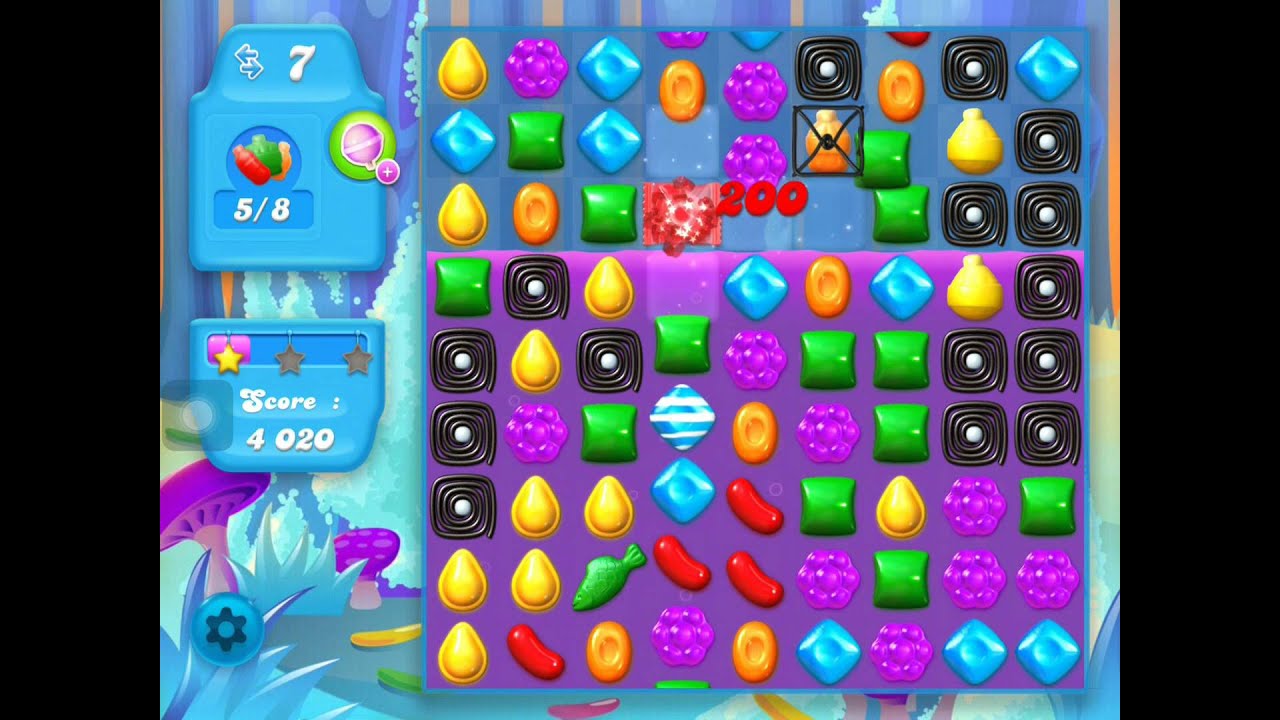 Candy crush soda saga level 136 niveau 136 YouTube