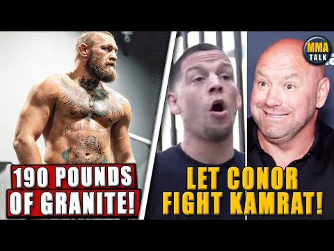 Conor McGregor LOOKING ABSOLUTELY JACKED, Nate Diaz tells Dana White to make Chimaev-McGregor,Pe