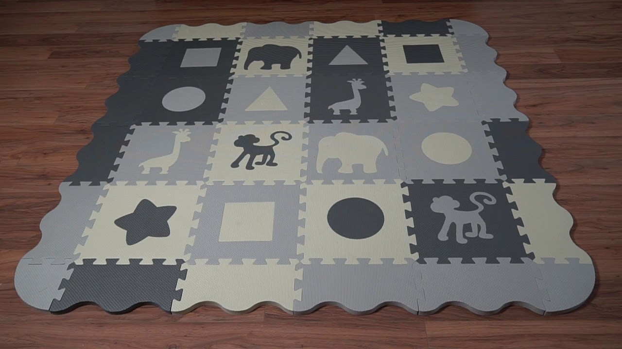 Soft Foam Baby Play Mat Non Toxic Interlocking Tiles Crawling Soft Foam Baby Play Mat Non Toxic Interlocking Tiles Crawling Tummy Time