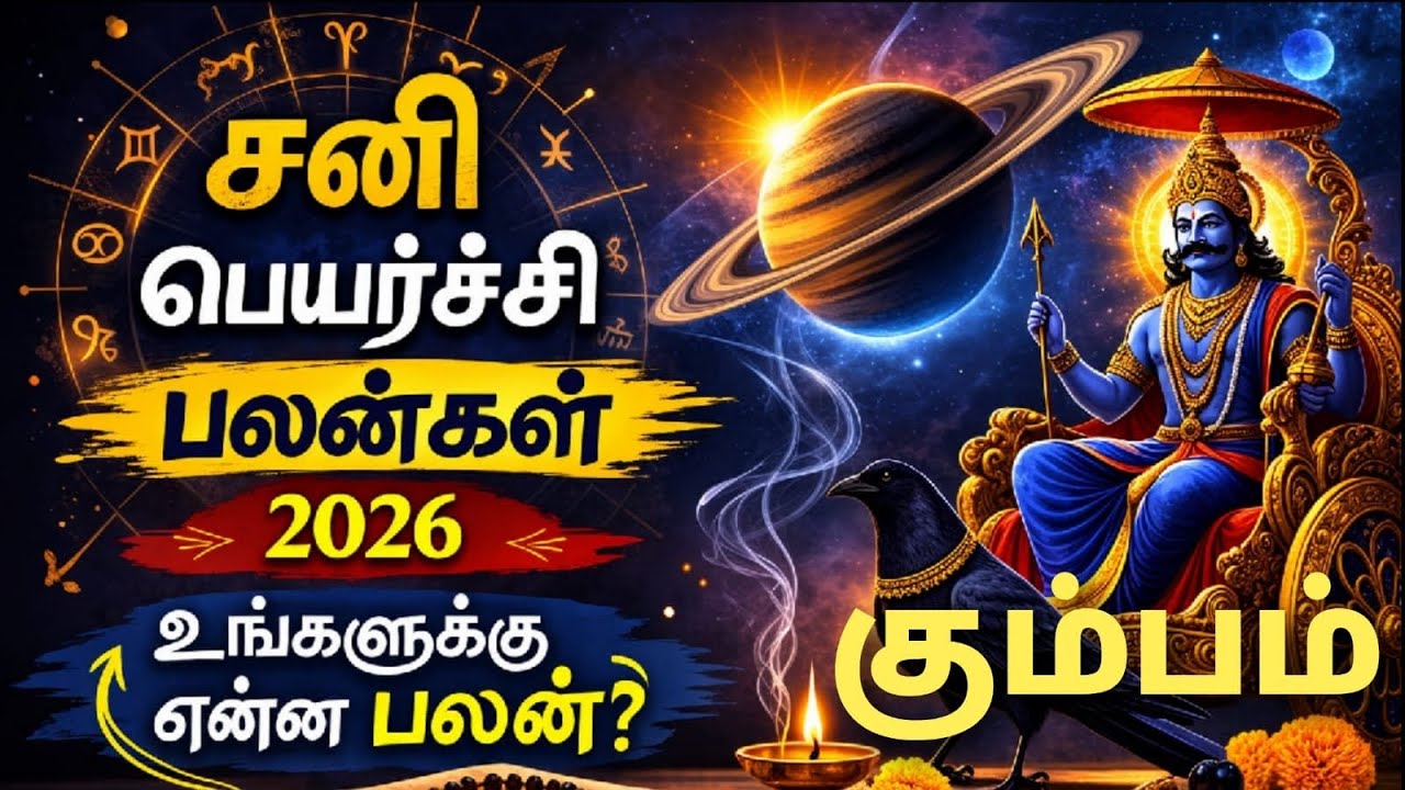 கும்ப ராசி சனி பெயர்ச்சி 2026 – இந்த ராசிகளுக்கு அதிர்ச்சி மாற்றம் | sani peyarchi 2026 kumbam palan