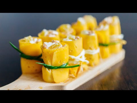 Салат и закуска 2 в 1 с ананасом и курицей! НОВОГОДНИЙ СТОЛ🎅🏻 2022