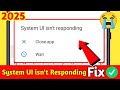 Fix System UI is Not Responding Error on Android | Android System UI Error Fix | 100% Working Method