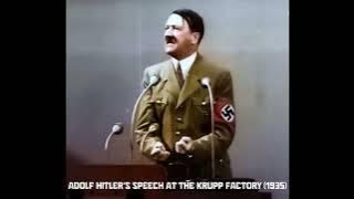 Adolf Hitler’s Speech in 1935 at the Krupp Factory Germany
