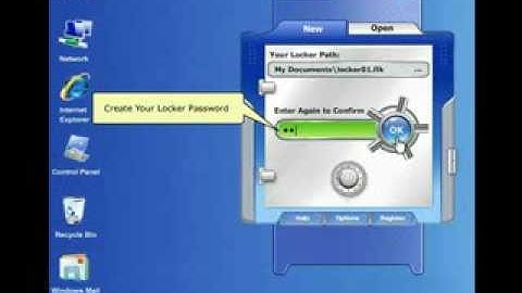 Create a Locker in Folder Lock Software