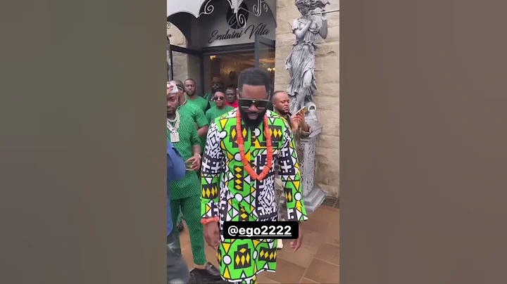 See how Davido Arrives in style for Classic Zimbabwean Wedding