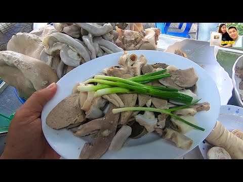 Video Dĩa lòng heo luộc Gốc Bắc 100k Đắt mà đáng đồng tiền... - youtube