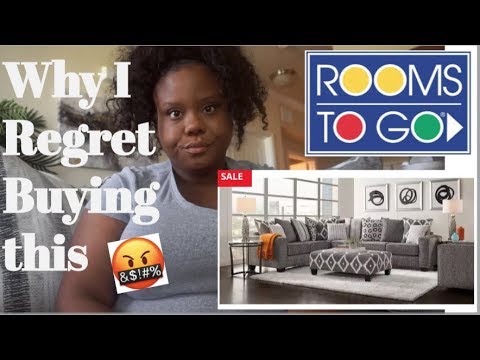 Rooms To Go Review | Don't Buy this Sectional |Carole court gray 2 pc sectional