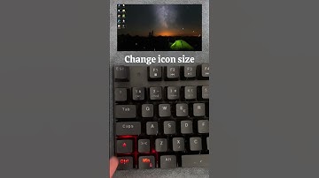 Change windows icon size 😲🔥#keyboard #shorts #shortcut  #windows  #secret  #coding #pctips #icon