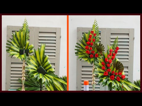 Video Cắm hoa hồng 2 tầng với phương pháp ghép bình _ Mẫu... - youtube