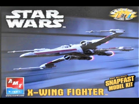 特撮 amt X-WING Fighter Plus Pack Vintage AMT 1997 Star Wars X Wing Fighter Model Kit 8433