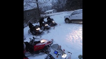 #snowmobiling in Fields #snowstorm - Full Video Link in Description #shorts