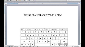 My Edited Video: How to Add Spanish Accent Marks on a Mac
