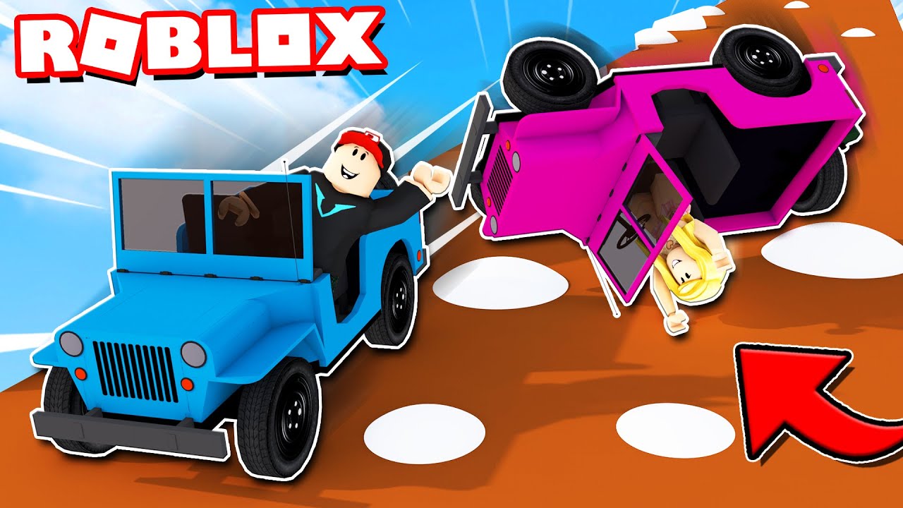 BELLA NIE UMIE JEŹDZIĆ SAMOCHODEM 🤣 (Roblox Jeep Obby) | Vito i Bella