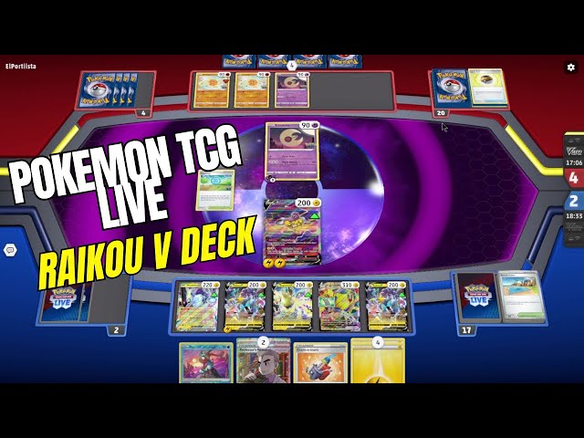 How to Play Raikou V Deck in Pokémon TCG Live 