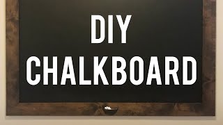 How to Make a Chalkboard // DIY Woodworking