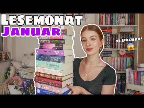 XXL Lesemonat Januar 2022 | Jetzt schon JAHRESHIGHLIGHTS! | 15 gelesene Bücher!