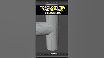 Topology tip for inserting cylinders into each other in Blender