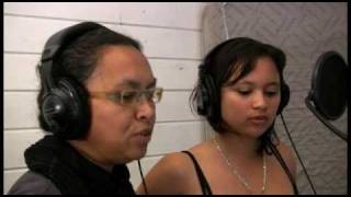 Hanitra Ranaivo (ex Lolo sy ny tariny) en studio