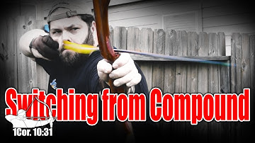 Switching from Compound to Traditional Archery, 3 tips! #Tradlife