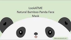 LookATME Natural Bamboo Panda Face Mask
