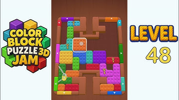 Color Block Puzzle 3D Jam Level 48 Walkthrough Solution