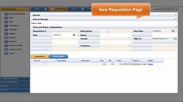 eRequisition Tutorial: Complete Walkthrough Version 1.0