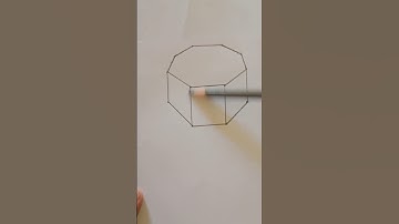 3d Hexagon drawing | Easy 3d illusion of Hexagon| #3d #3dillusion #3ddrawing #hexagon