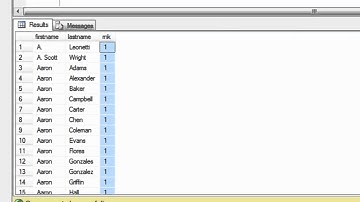 SQL Server Express 2008 R2 Tutorial 10 - Ranking