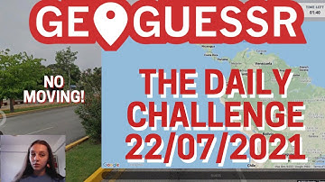 GeoGuessr Daily Challenge #9 (22nd July 2021) - NO MOVING - lucky guess in Croatia?!