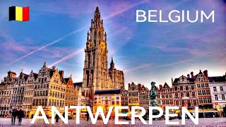 Antwerpen city walk. 4K Belgium