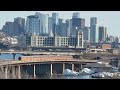 Railfanning the Red, Orange, And green line trains action