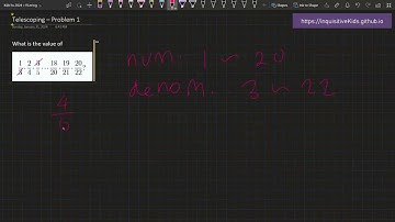 AMC8 Course | Telescoping | Problem 1